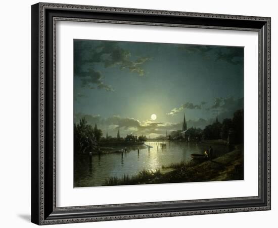 Marlow on Thames-Henry Pether-Framed Giclee Print