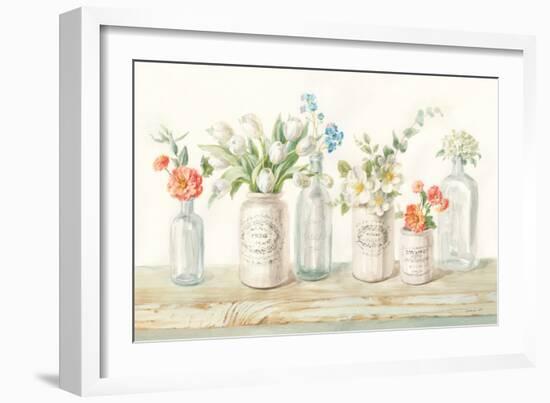 Marmalade Flowers I-Danhui Nai-Framed Art Print