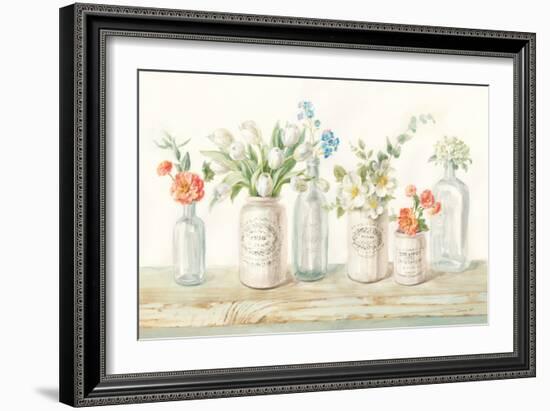 Marmalade Flowers I-Danhui Nai-Framed Art Print