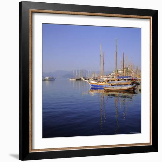 Marmaris Harbour, Turkey, Eurasia-John Miller-Framed Photographic Print