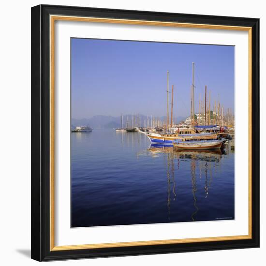 Marmaris Harbour, Turkey, Eurasia-John Miller-Framed Photographic Print