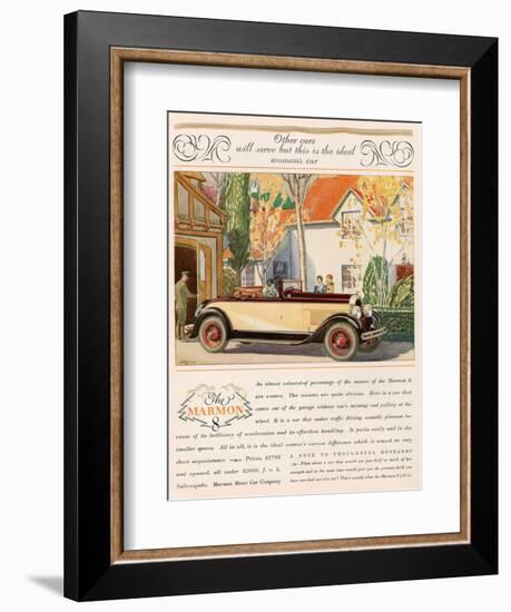 Marmon, Magazine Advertisement, USA, 1927-null-Framed Giclee Print