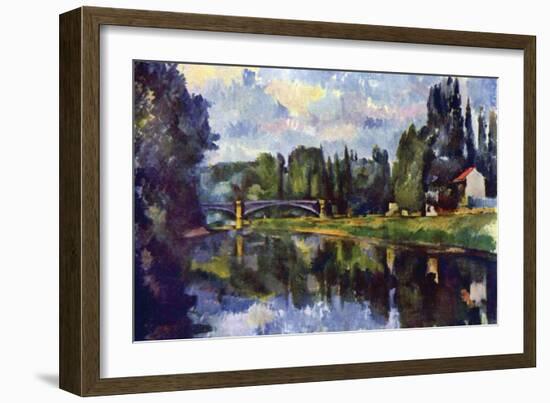 Marne Shore-Paul C?zanne-Framed Art Print