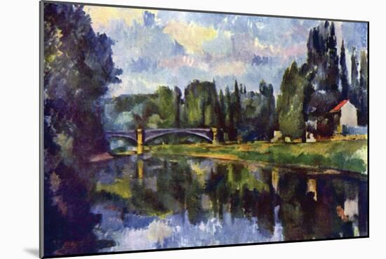 Marne Shore-Paul C?zanne-Mounted Art Print