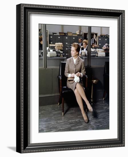 "MARNIE" by AlfredHitchcock with Tippi Hedren, 1965 (photo)-null-Framed Photo