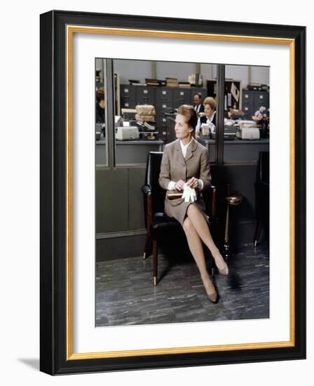 "MARNIE" by AlfredHitchcock with Tippi Hedren, 1965 (photo)-null-Framed Photo