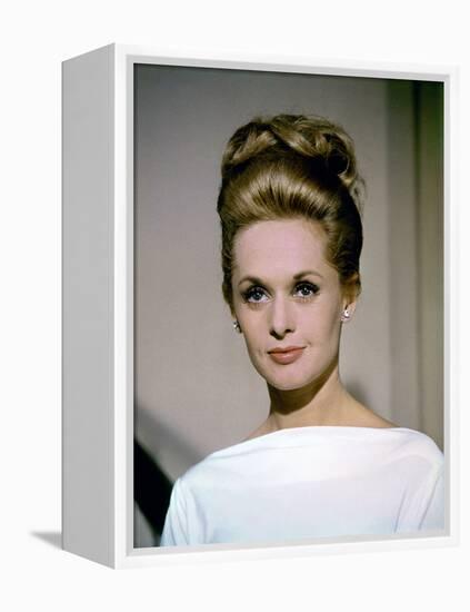 "MARNIE" by AlfredHitchcock with Tippi Hedren, 1967 (photo)-null-Framed Stretched Canvas