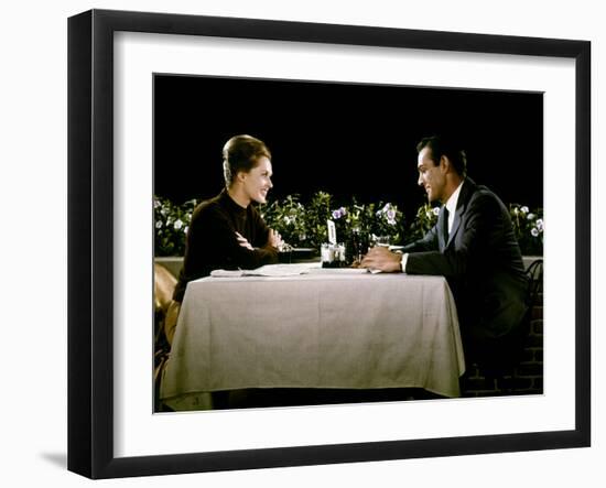 "MARNIE" by AlfredHitchcock with Tippi Hedren and Sean Connery, 1964 (photo)-null-Framed Photo
