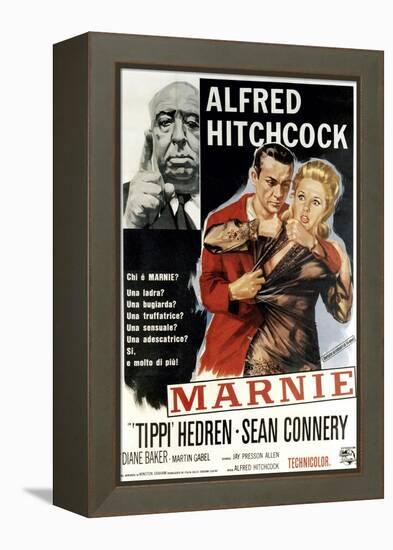 Marnie, Director Alfred Hitchcock, Sean Connery, Tippi Hedren, 1964-null-Framed Stretched Canvas