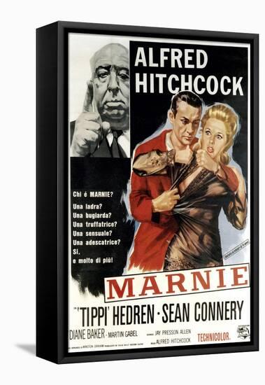 Marnie, Director Alfred Hitchcock, Sean Connery, Tippi Hedren, 1964-null-Framed Stretched Canvas