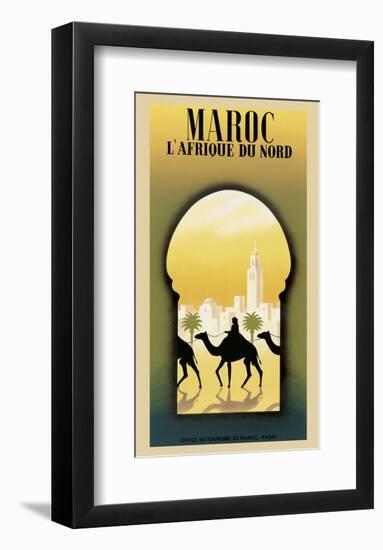 Maroc L'Afrique du Nord-Steve Forney-Framed Art Print