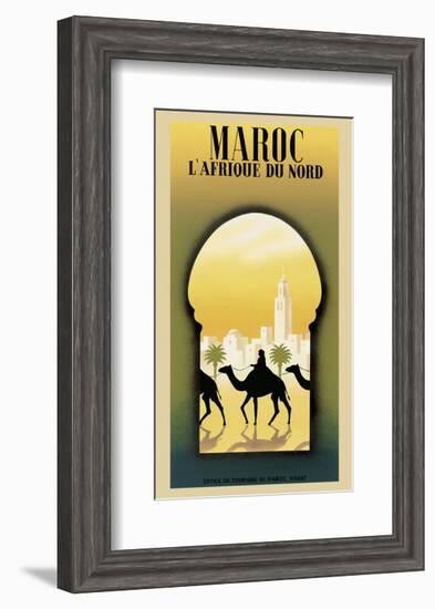 Maroc L'Afrique du Nord-Steve Forney-Framed Art Print