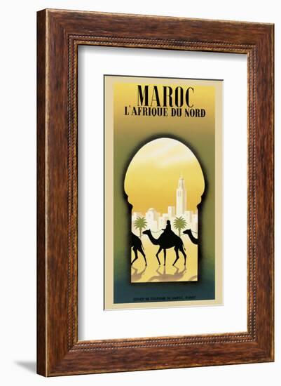 Maroc L'Afrique du Nord-Steve Forney-Framed Art Print