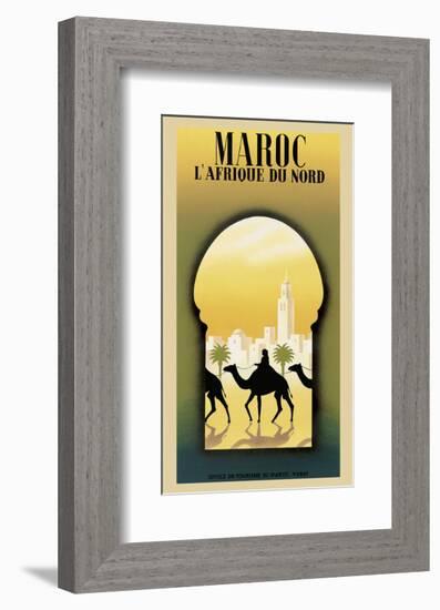 Maroc L'Afrique du Nord-Steve Forney-Framed Art Print