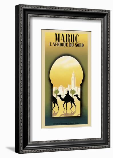 Maroc L'Afrique du Nord-Steve Forney-Framed Art Print