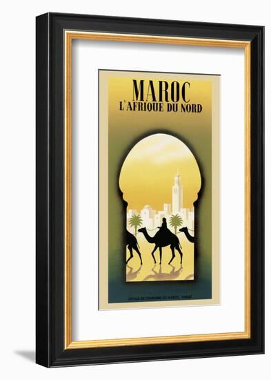 Maroc L'Afrique du Nord-Steve Forney-Framed Art Print