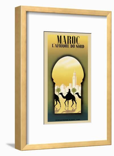 Maroc L'Afrique du Nord-Steve Forney-Framed Art Print