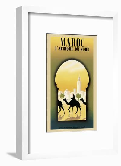 Maroc L'Afrique du Nord-Steve Forney-Framed Art Print