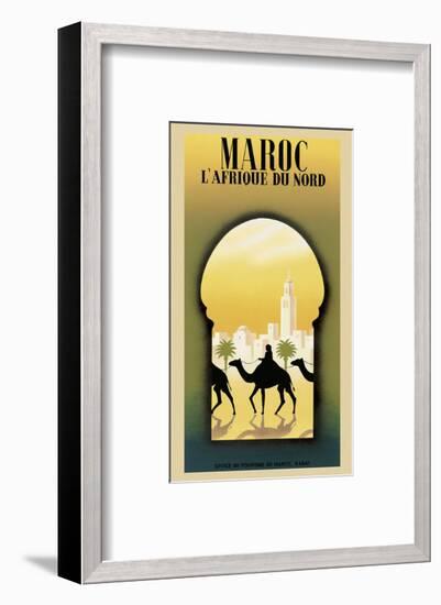 Maroc L'Afrique du Nord-Steve Forney-Framed Art Print