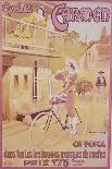 La Francaise: Bordeaux-Paris Bicycle Race-Marodon-Framed Art Print