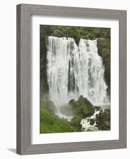 Marokopa Falls, Waikato, North Island, New Zealand, Pacific-Jochen Schlenker-Framed Photographic Print