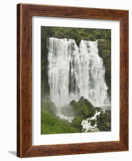 Marokopa Falls, Waikato, North Island, New Zealand, Pacific-Jochen Schlenker-Framed Photographic Print