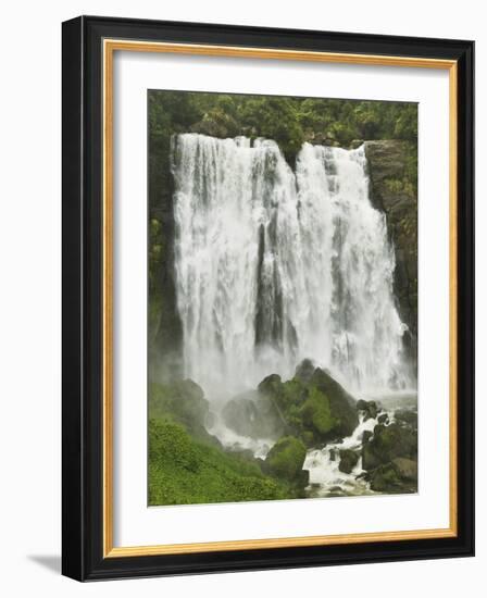 Marokopa Falls, Waikato, North Island, New Zealand, Pacific-Jochen Schlenker-Framed Photographic Print