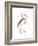 Marone Backed Heron-Maria Mendez-Framed Giclee Print