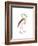 Marone Backed Heron-Maria Mendez-Framed Giclee Print