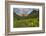 Maroon Bells reflect into calm Maroon Lake near Aspen, Colorado, USA-Chuck Haney-Framed Photographic Print