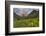 Maroon Bells reflect into calm Maroon Lake near Aspen, Colorado, USA-Chuck Haney-Framed Photographic Print