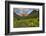 Maroon Bells reflect into calm Maroon Lake near Aspen, Colorado, USA-Chuck Haney-Framed Photographic Print