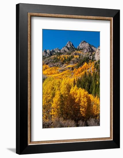 Maroon Bells-Snowmass Wilderness in autumn-Mallorie Ostrowitz-Framed Photographic Print