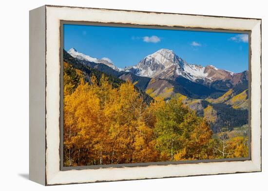 Maroon Bells-Snowmass Wilderness in October-Mallorie Ostrowitz-Framed Premier Image Canvas