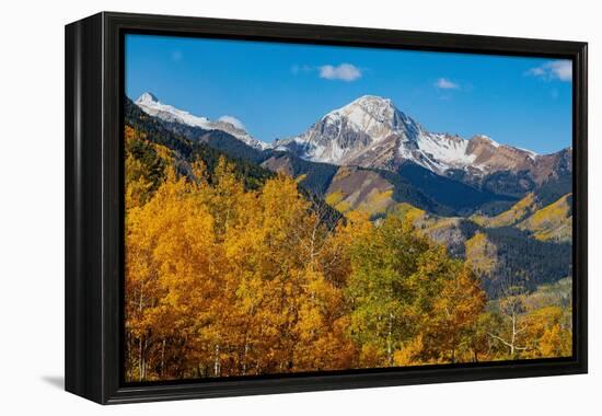 Maroon Bells-Snowmass Wilderness in October-Mallorie Ostrowitz-Framed Premier Image Canvas