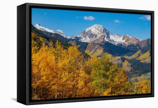 Maroon Bells-Snowmass Wilderness in October-Mallorie Ostrowitz-Framed Premier Image Canvas