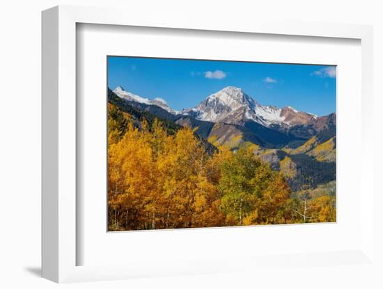 Maroon Bells-Snowmass Wilderness in October-Mallorie Ostrowitz-Framed Photographic Print