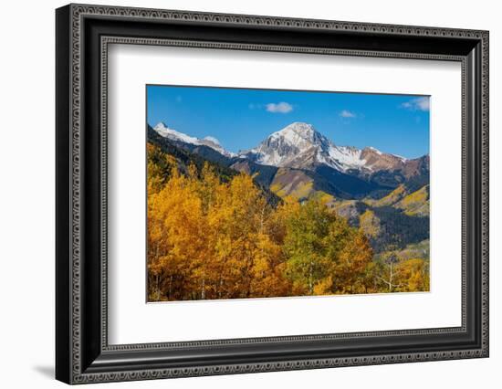 Maroon Bells-Snowmass Wilderness in October-Mallorie Ostrowitz-Framed Photographic Print