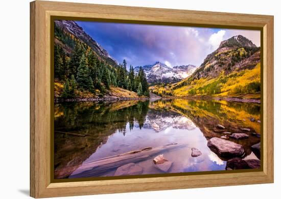 Maroon Bells-Dan Ballard-Framed Premier Image Canvas