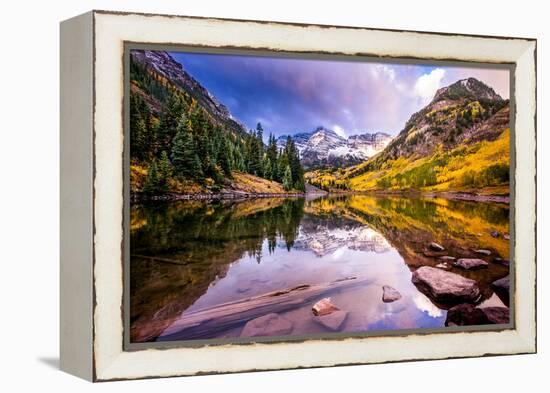 Maroon Bells-Dan Ballard-Framed Premier Image Canvas