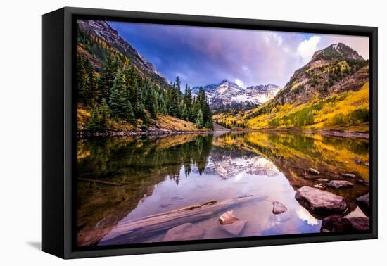 Maroon Bells-Dan Ballard-Framed Premier Image Canvas