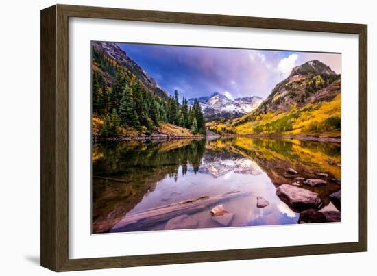 Maroon Bells-Dan Ballard-Framed Photographic Print