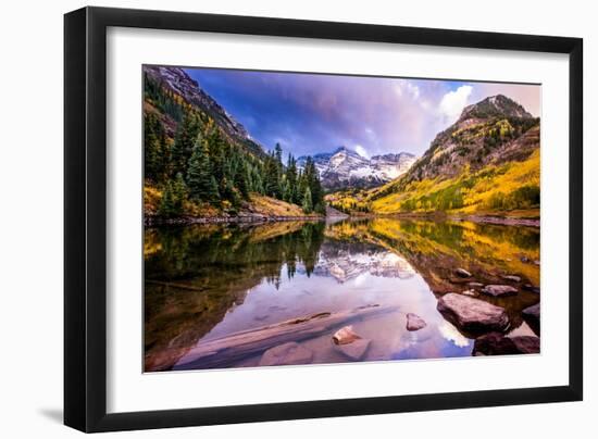 Maroon Bells-Dan Ballard-Framed Photographic Print