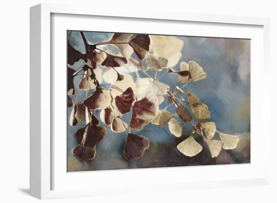 Maroon Blossom-Edward Selkirk-Framed Art Print