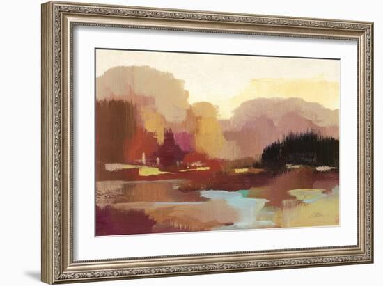 Maroon Landscape Crop-Silvia Vassileva-Framed Premium Giclee Print