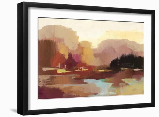 Maroon Landscape Crop-Silvia Vassileva-Framed Premium Giclee Print