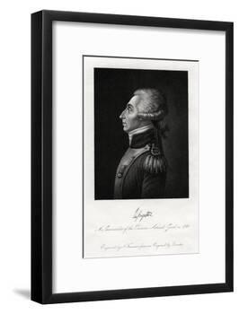 Marquis De Lafayette, French Military Leader and Statesman, 1845-S Freeman-Framed Giclee Print