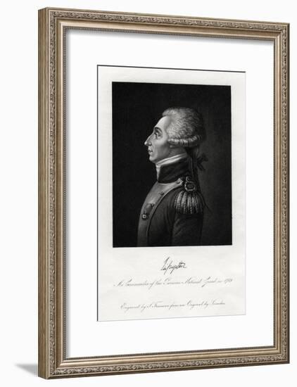 Marquis De Lafayette, French Military Leader and Statesman, 1845-S Freeman-Framed Giclee Print