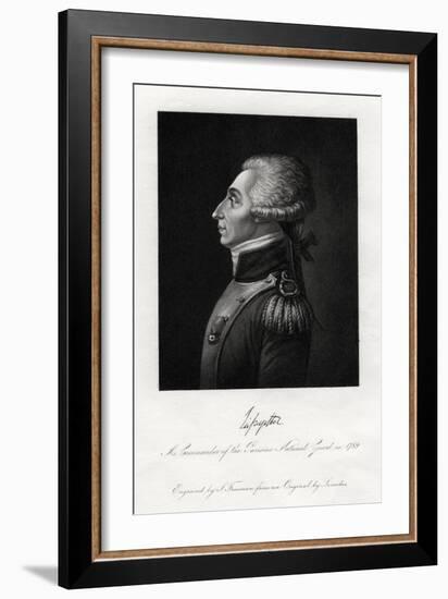 Marquis De Lafayette, French Military Leader and Statesman, 1845-S Freeman-Framed Giclee Print