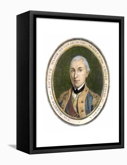 Marquis De Lafayette-Charles Willson Peale-Framed Premier Image Canvas